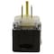 Ac Works Straight Blade Plug, 5-15P, 15 A, 125V AC, 2 Pole, Screw Terminals, Grounded ASE515P - alternate 5